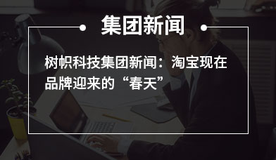 树帜科技集团新闻：淘宝现在品牌迎来的“春天”